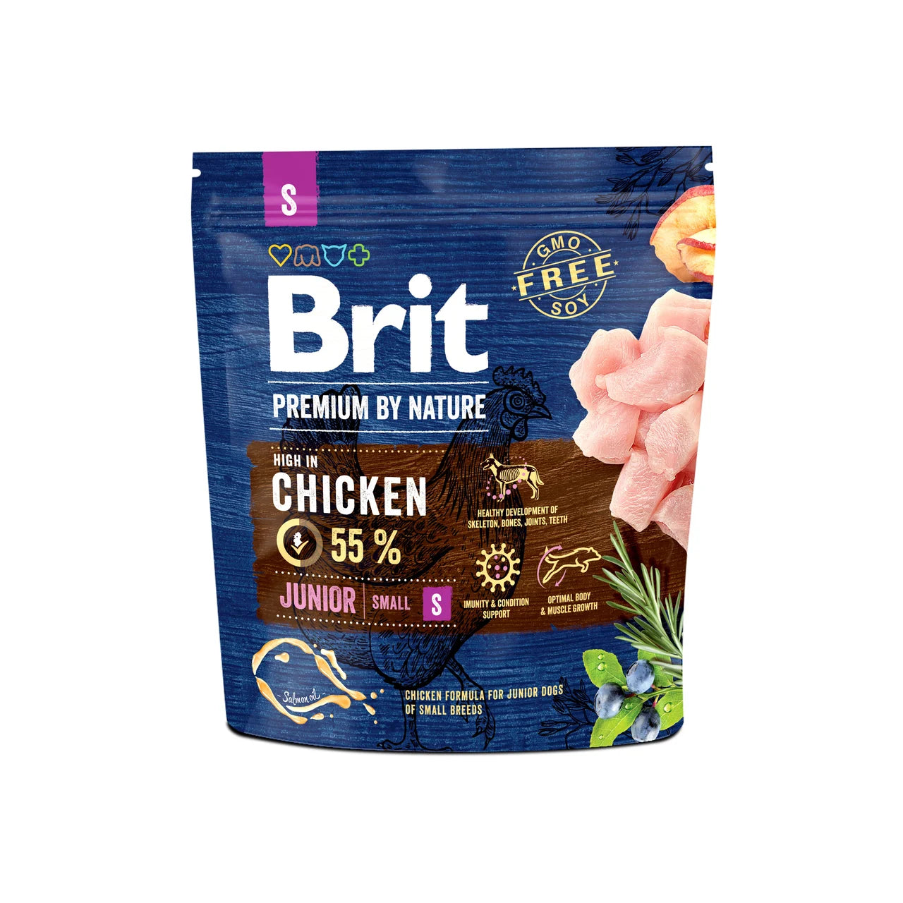 Brit Premium Junior S – kurczak dla szczeniąt małych ras