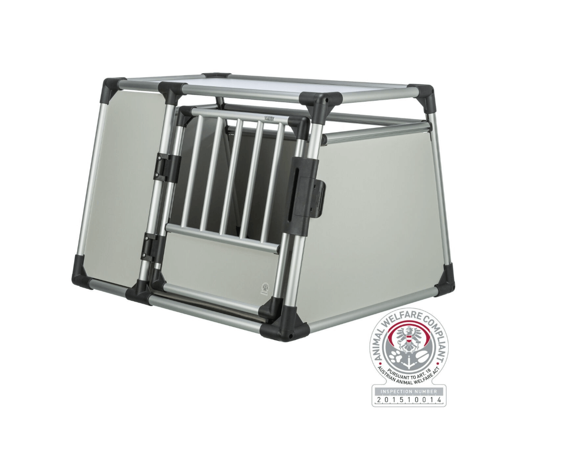Transporter aluminiowy L – skrzynia dla dużego psa