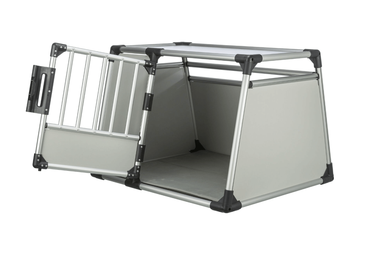 Transporter aluminiowy L – skrzynia dla dużego psa