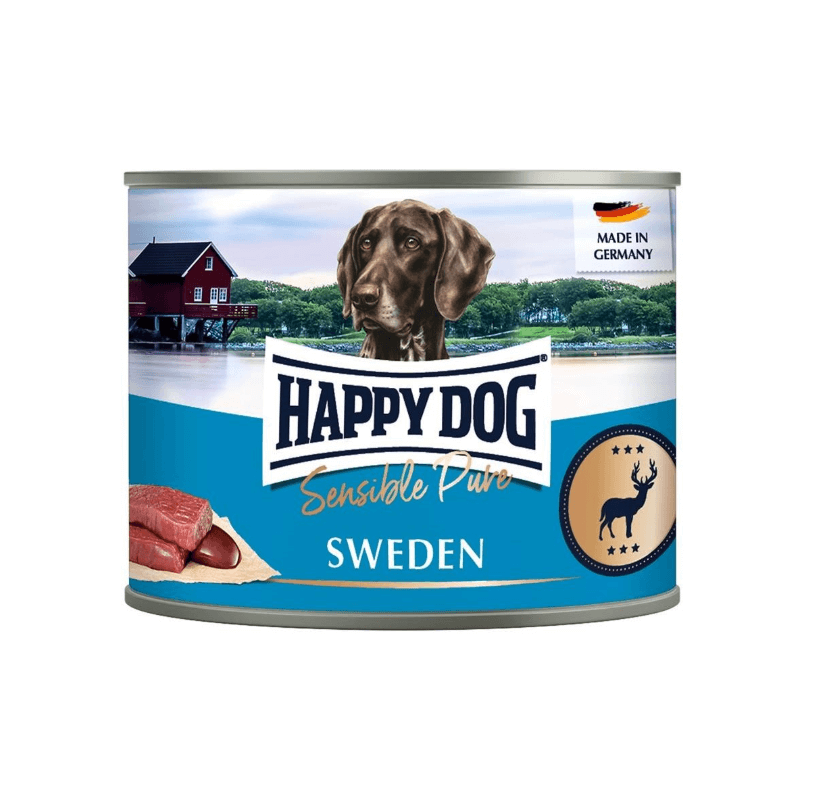 Happy Dog Pure Sweden Dziczyzna 200g – Mokra Karma