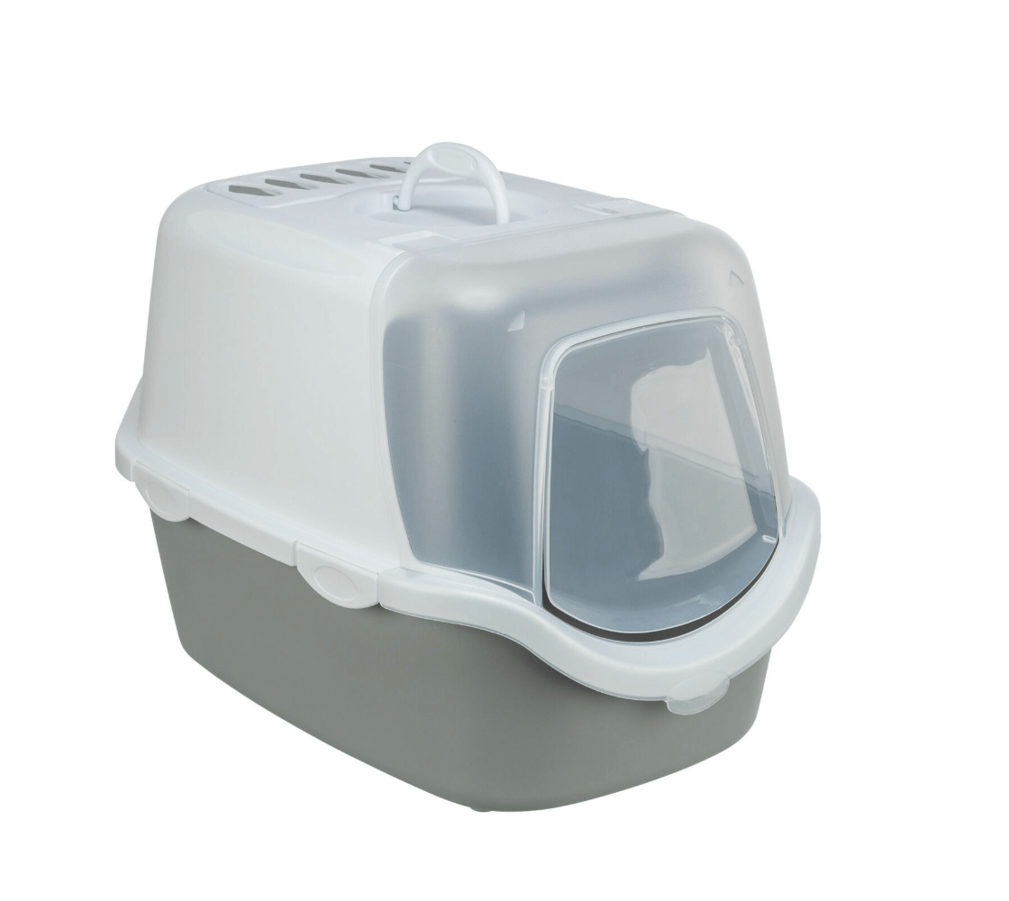 Vico Open Top kuweta kryta jasnoszara/biała 40×56 cm
