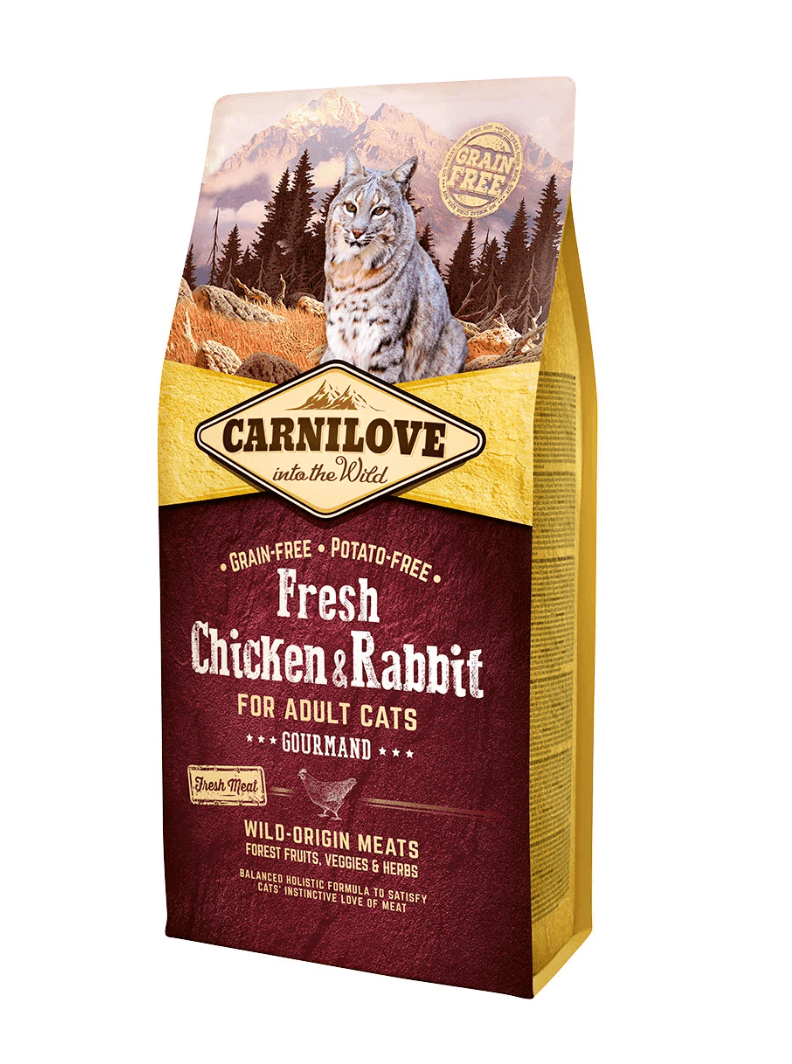 Carnilove Cat – kurczak i królik dla dorosłych kotów