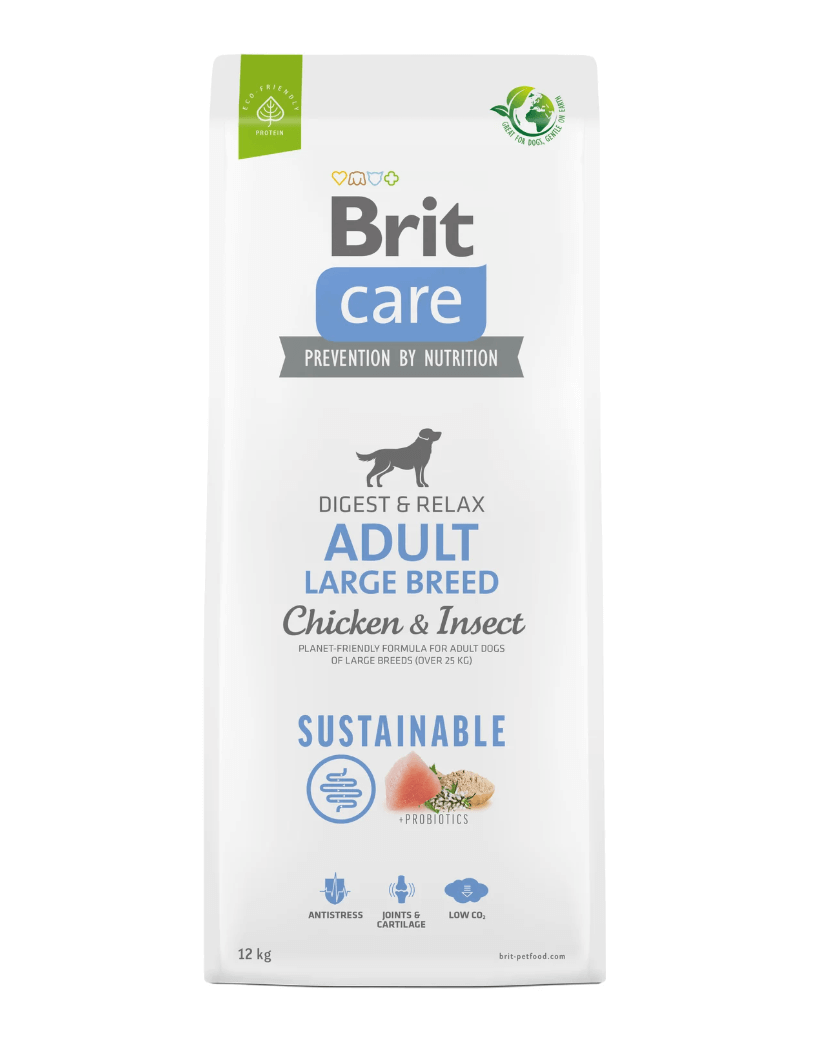 Brit Care Large Breed – kurczak i owady, formuła ekologiczna