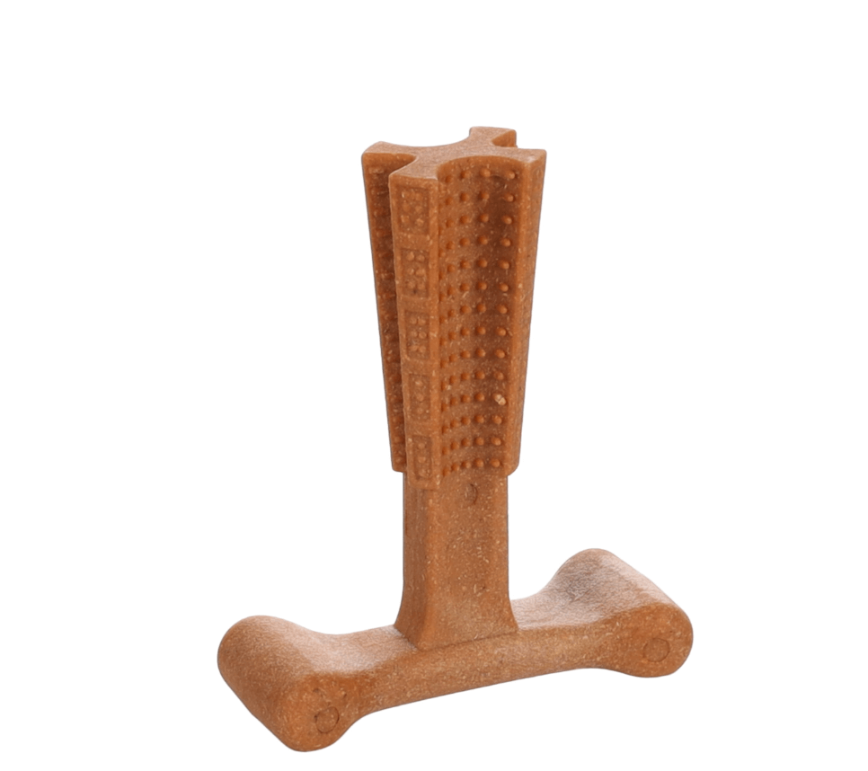 Flamingo Bamboo T-Bone – gryzak wołowy z bambusa i nylonu