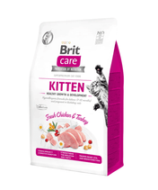 Brit Care Cat Kitten – kurczak i indyk, zdrowy rozwój bez zbóż