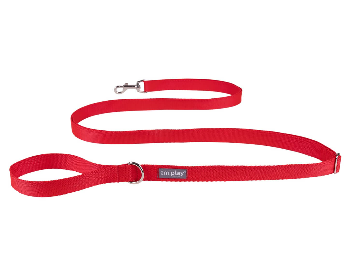 Smycz dla psa Regulowana Amiplay Easy Fix w kolorze czerwonym 160–300 cm