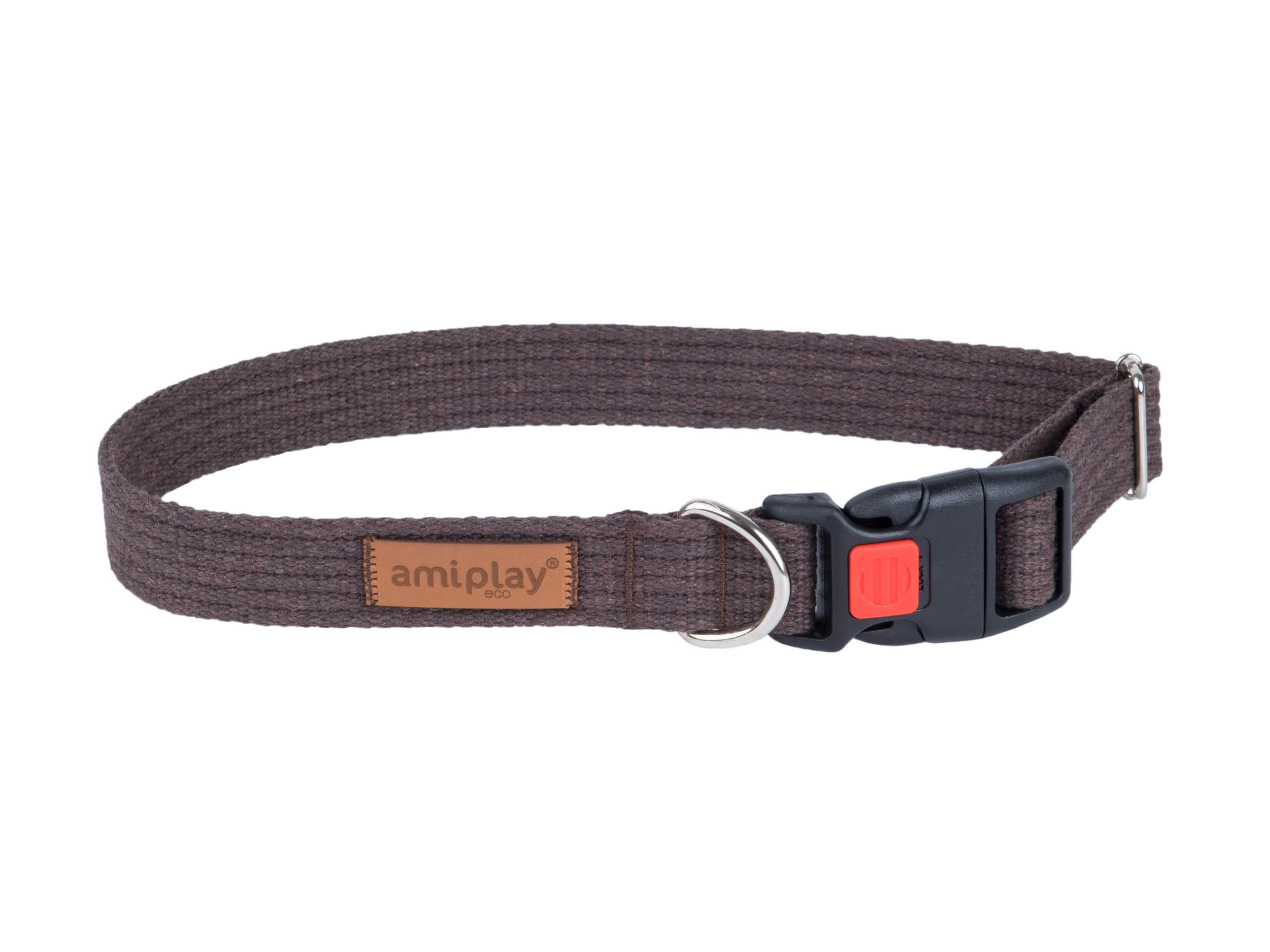 amiplay_Cotton_Adjustable_collar_with_lock_Brown_01.jpg