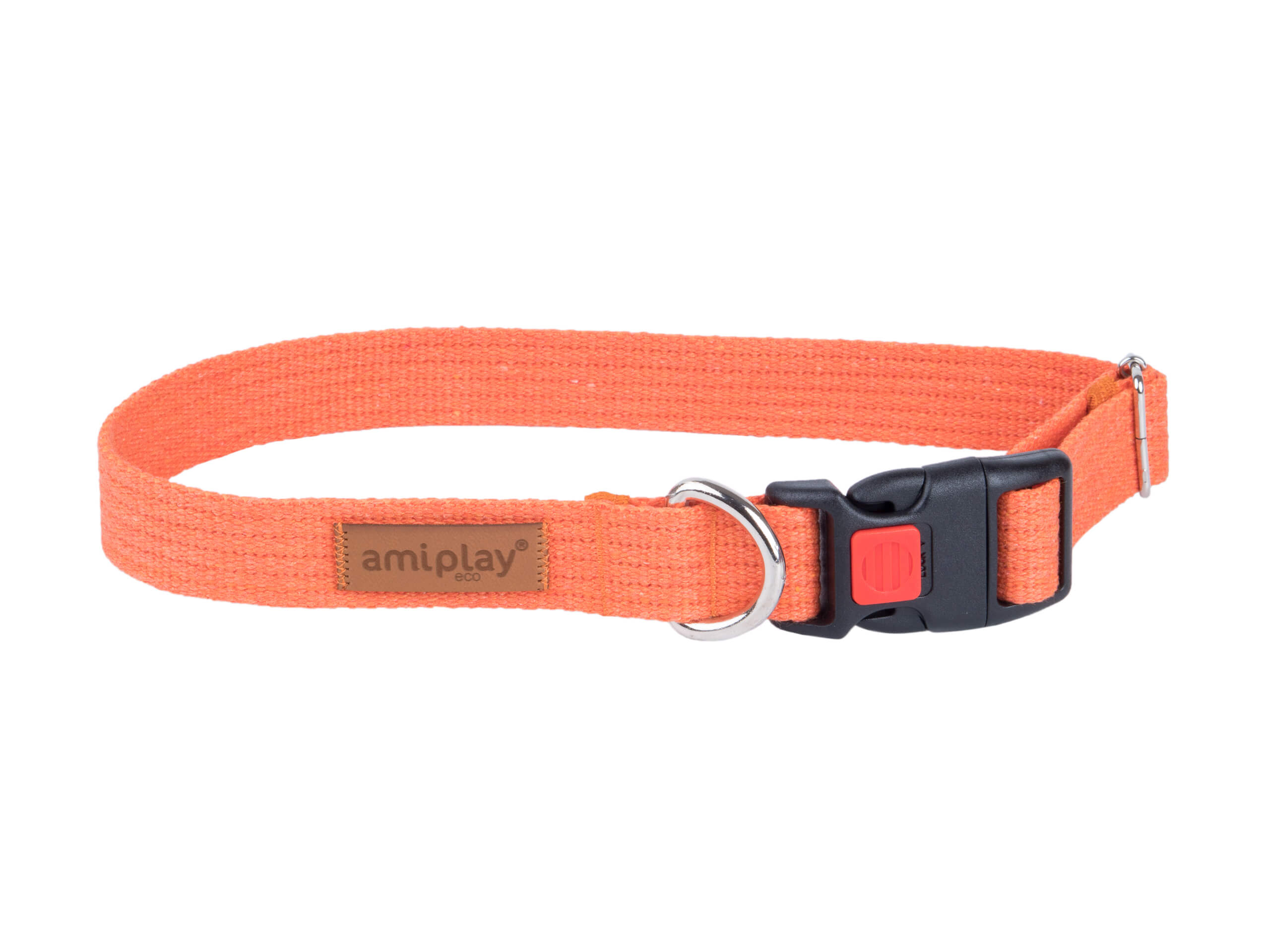 amiplay_Cotton_Adjustable_collar_with_lock_Orange_01.jpg