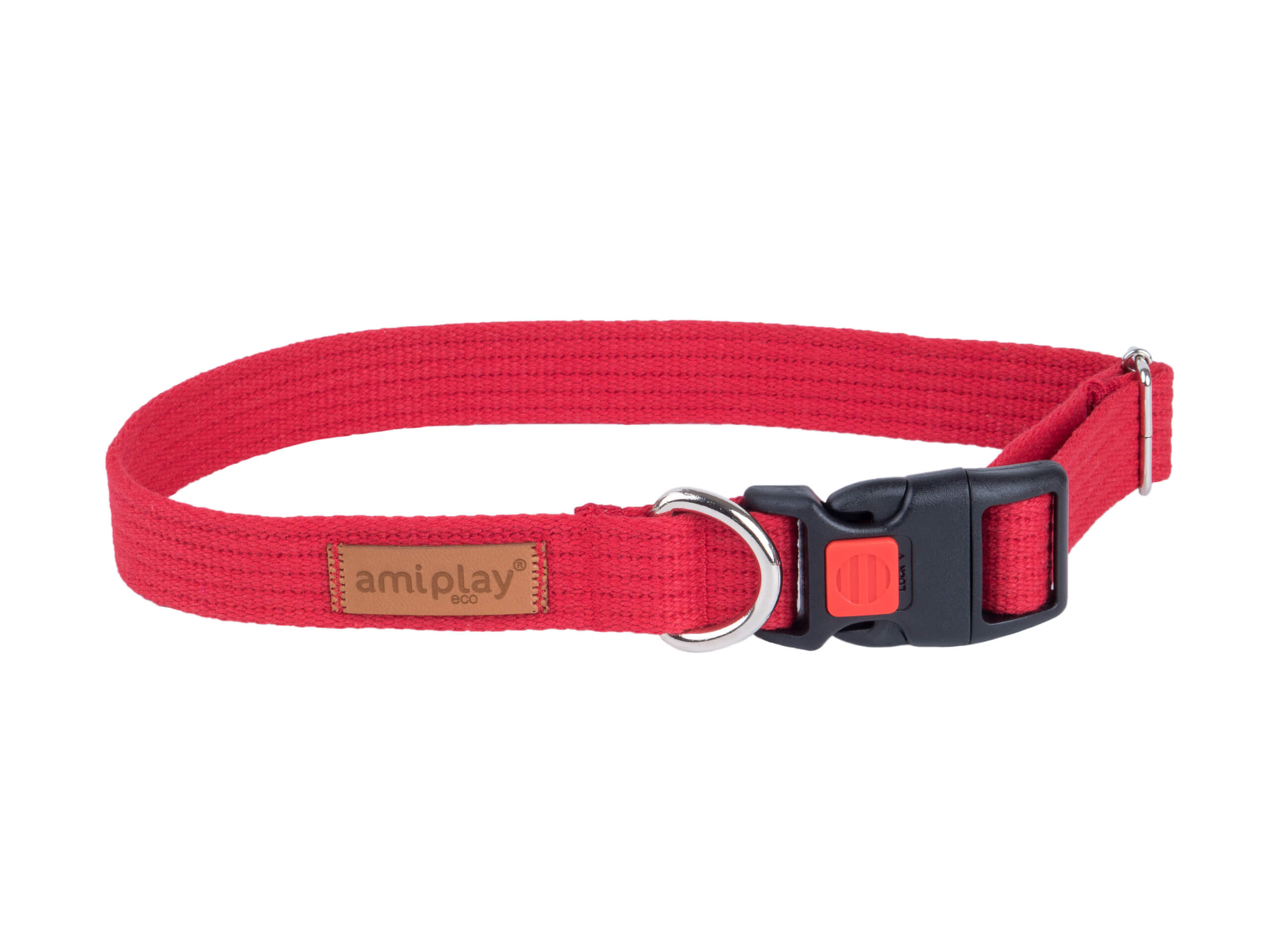 amiplay_Cotton_Adjustable_collar_with_lock_Red_01.jpg