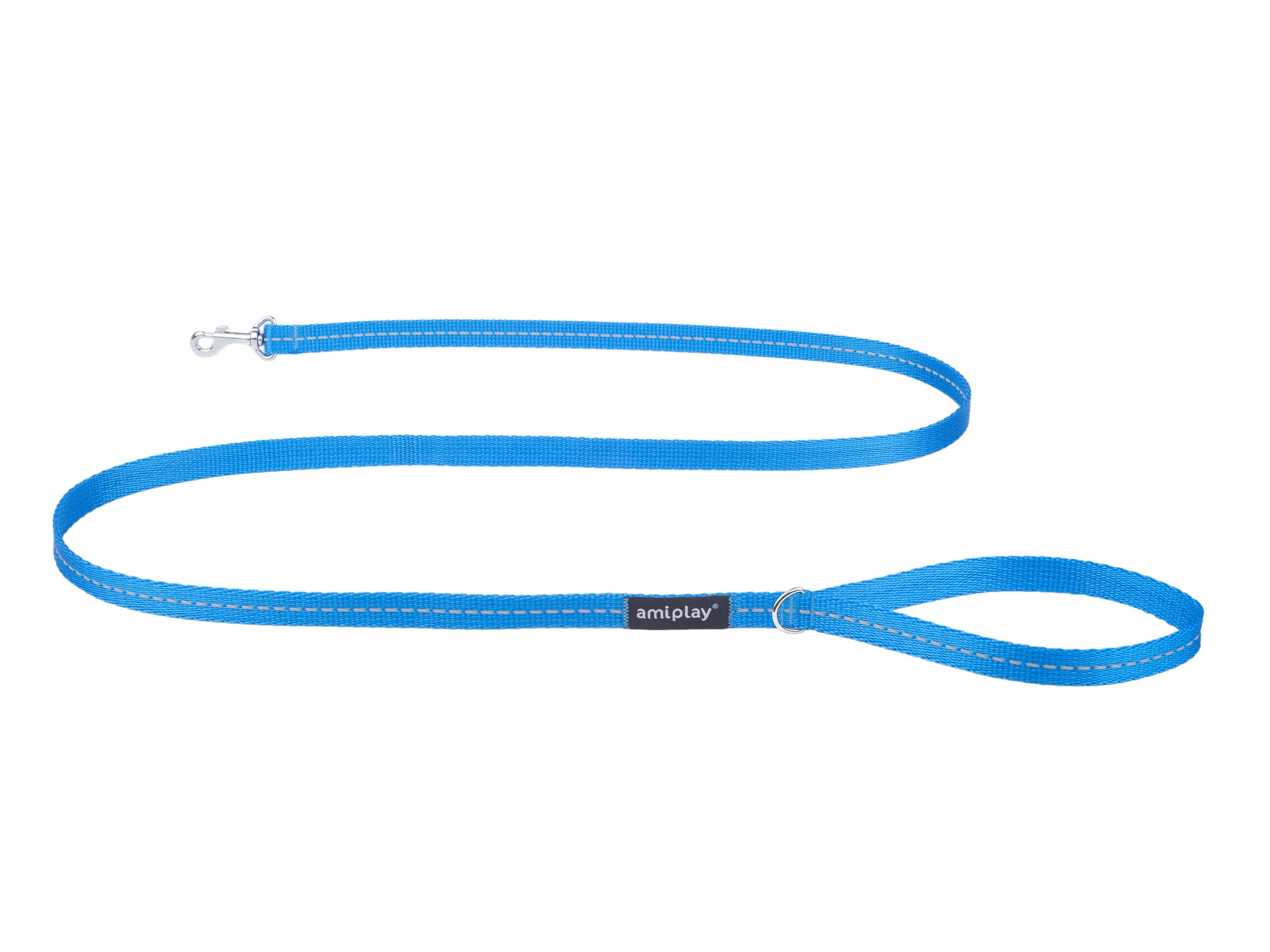 Smycz Reflective Niebieski – 150 cm, rozmiary S–XL dla psa