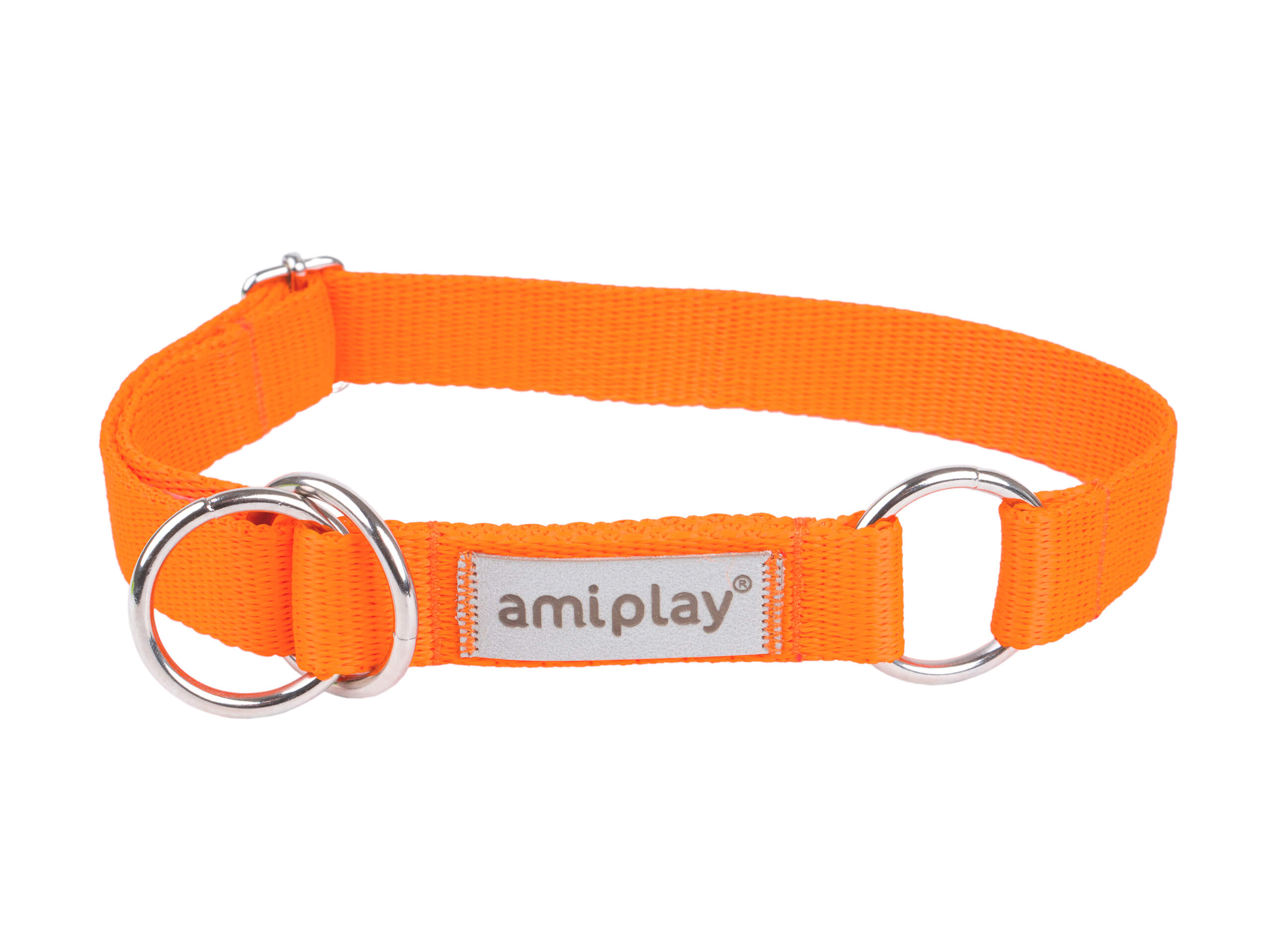 amiplay_Samba_Half_check_collar_Orange_01.jpg