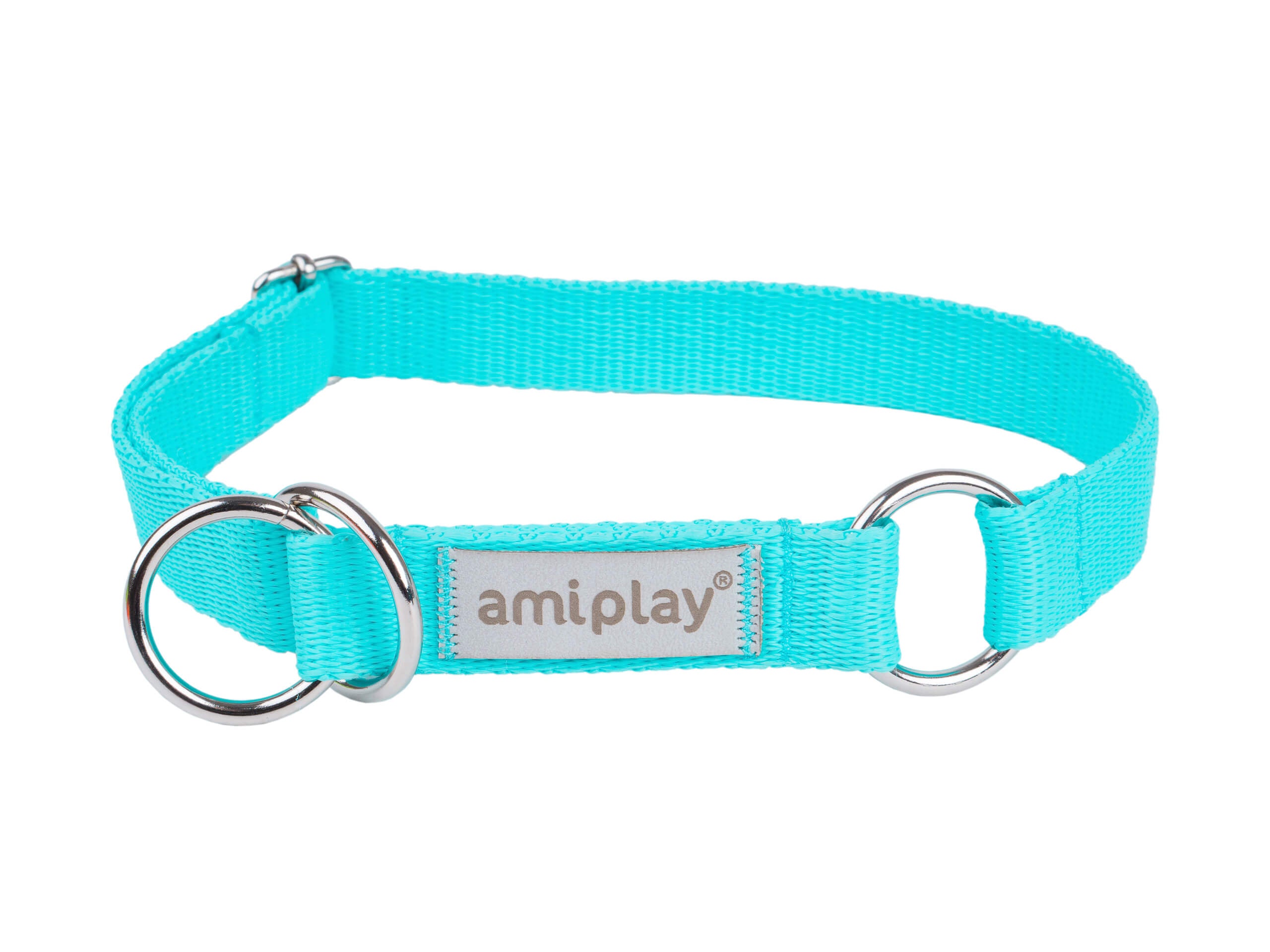 amiplay_Samba_Half_check_collar_Turquoise_01.jpg