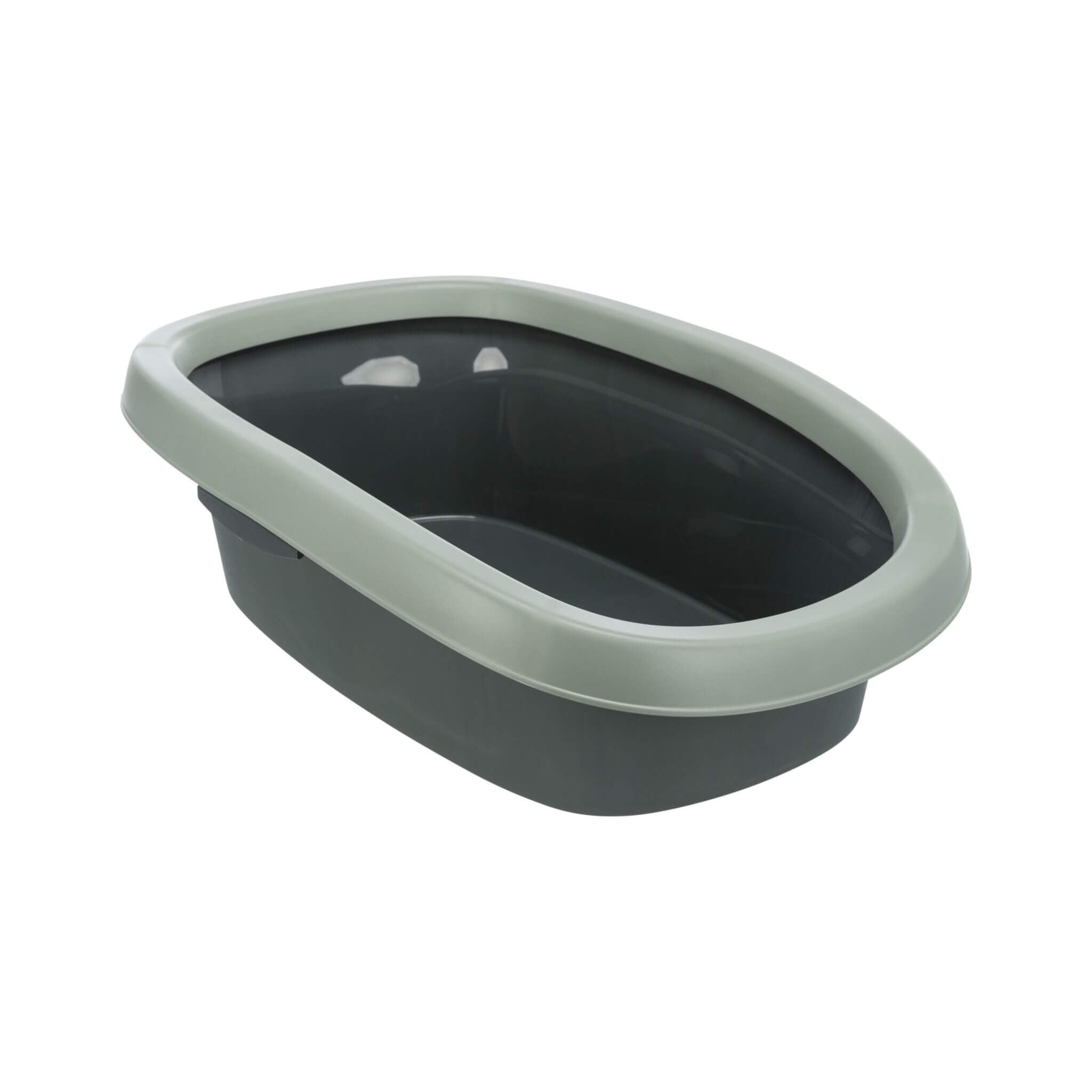 Be Eco Carlo – kuweta z ramką 58 cm, antracyt/zielony