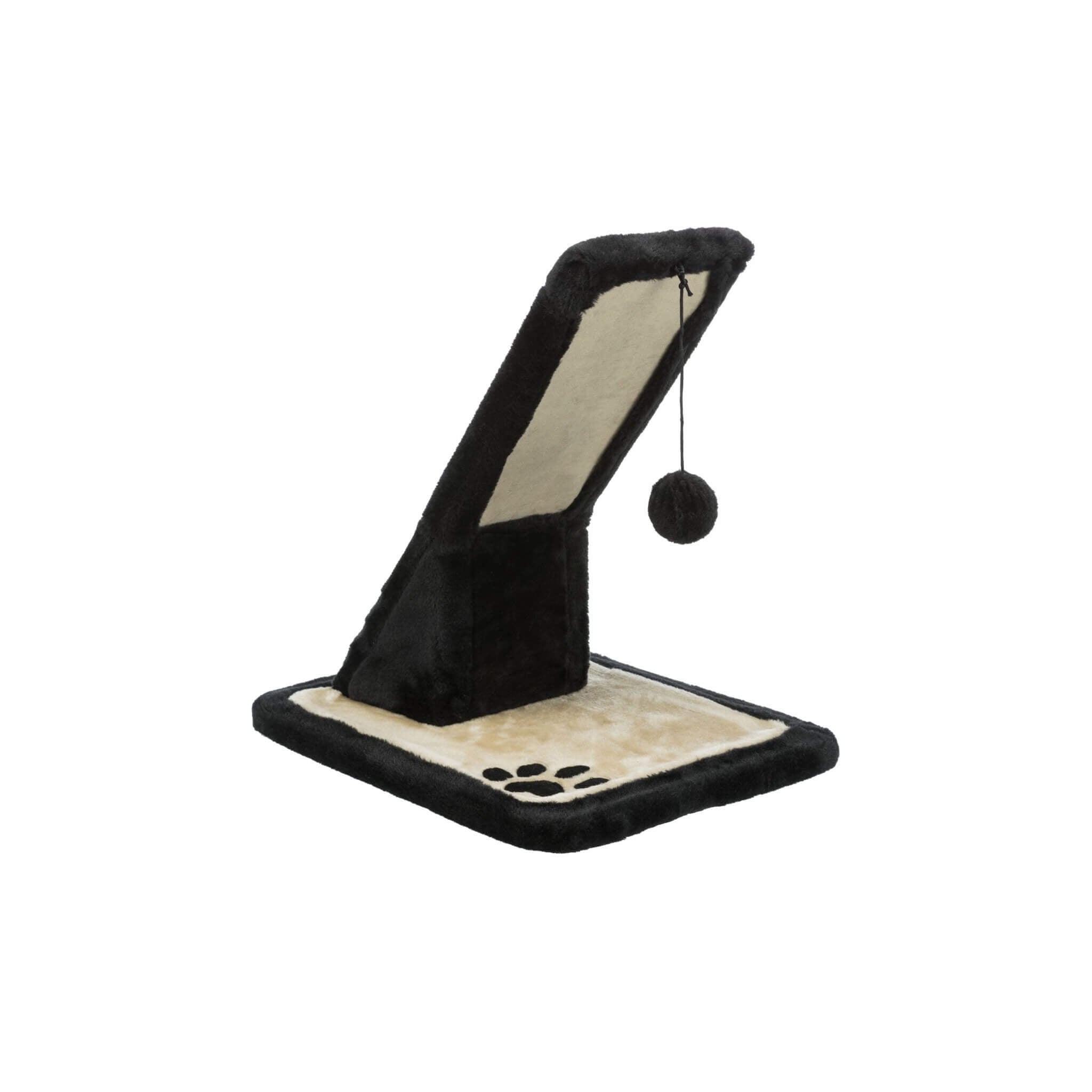 Drapak dla kota 42 cm – czarno-kremowy, z sizalu