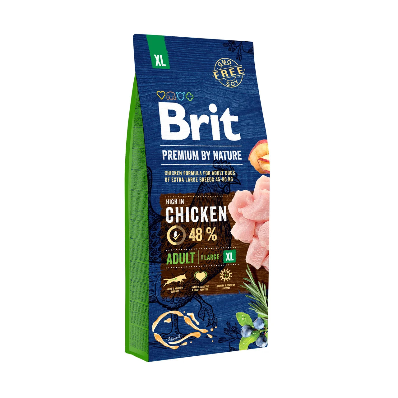 Brit Adult XL z kurczakiem dla dużych psów 45–90 kg