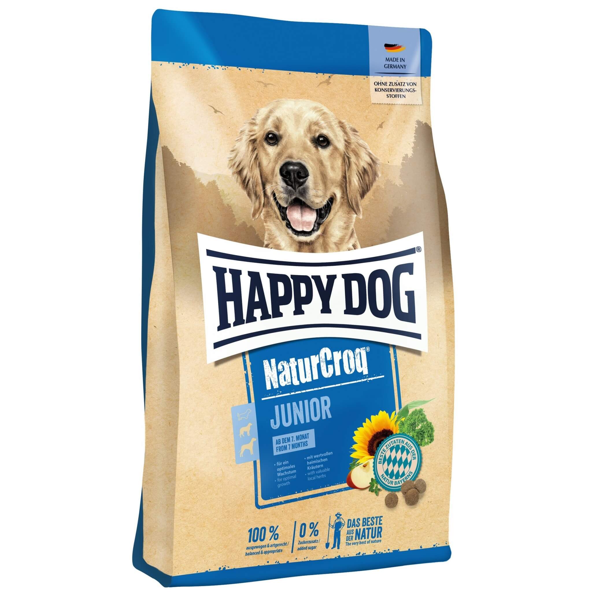 Happy Dog NaturCroq Junior – karma dla młodych psów 4kg