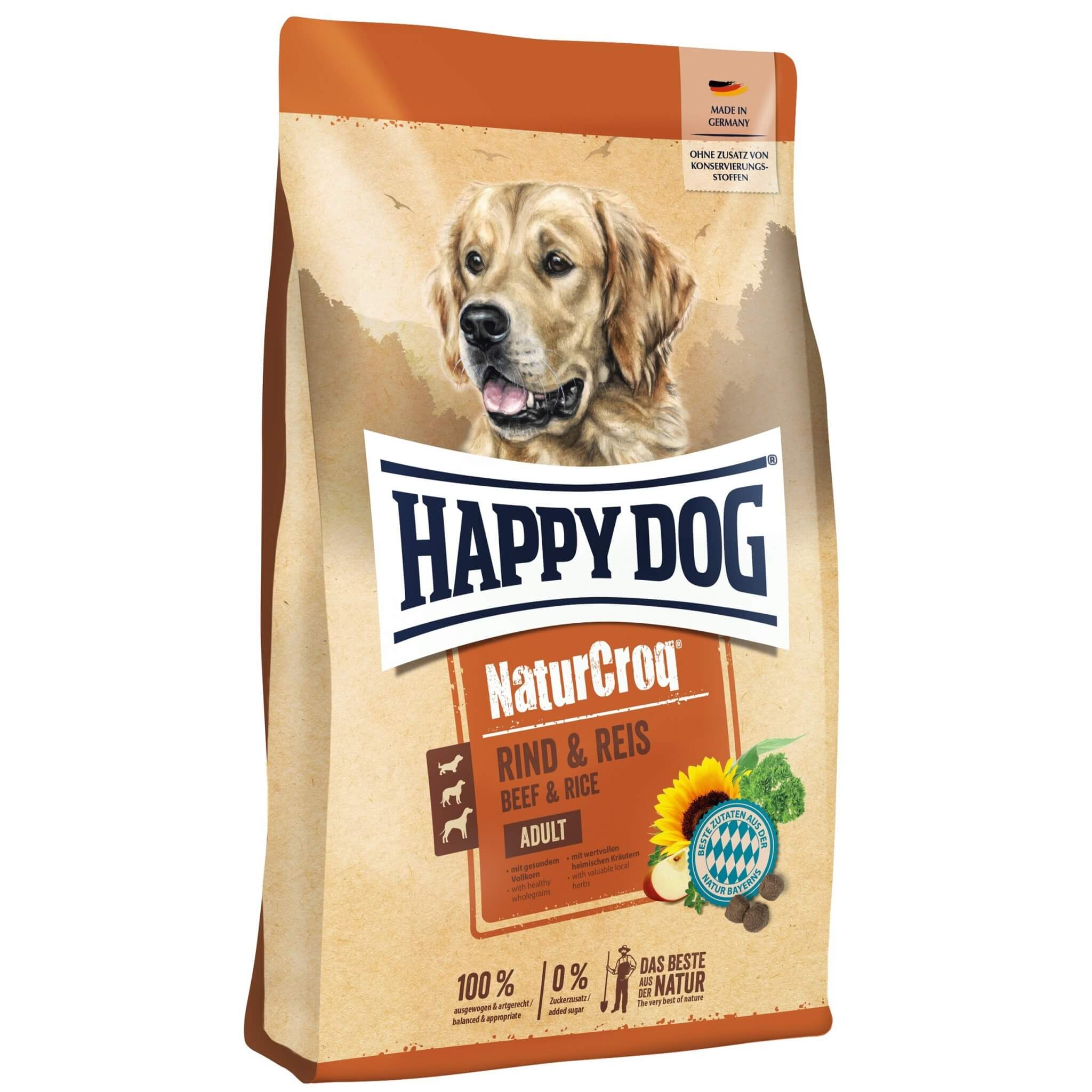 Happy Dog NaturCroq – wołowina i ryż 11kg