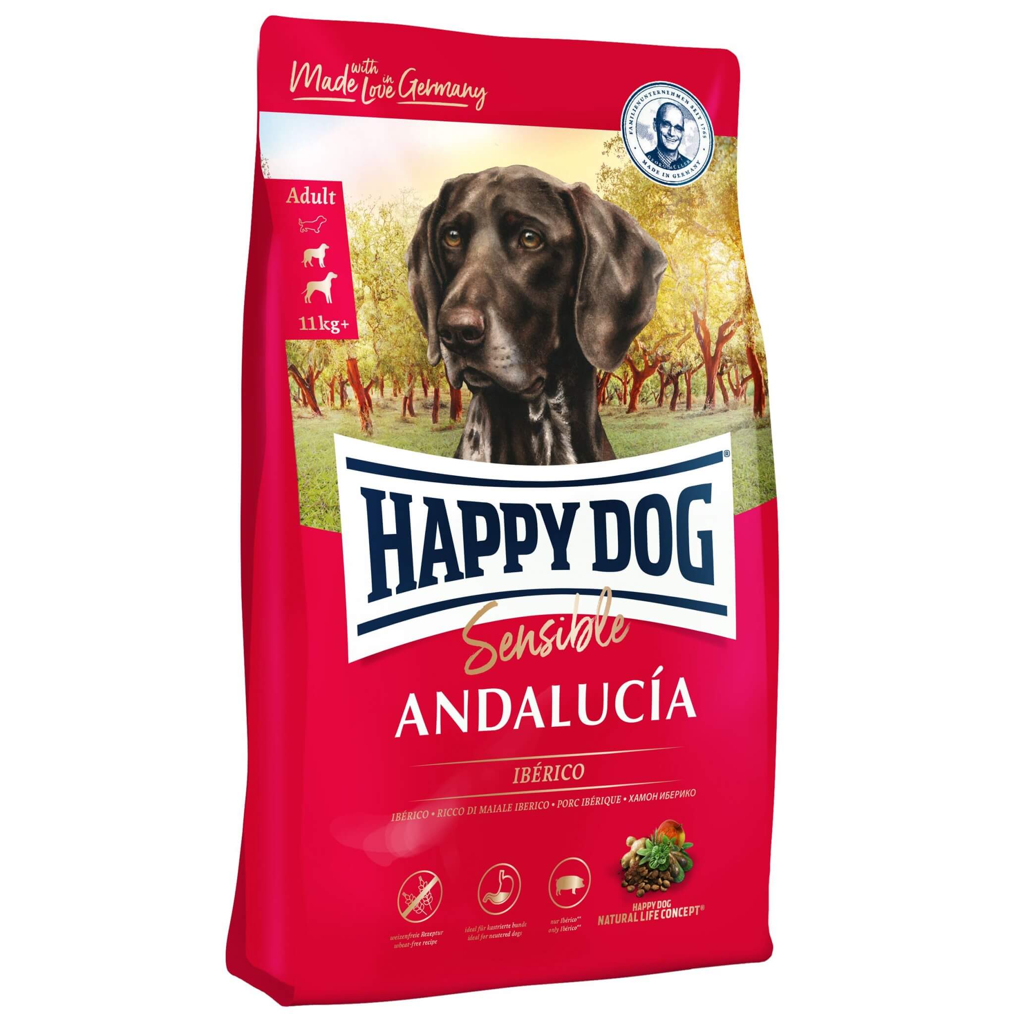 Happy Dog Andalucía – karma z wieprzowiną Ibérico