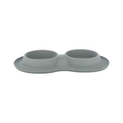 Zestaw misek silikonowo-stalowych 2×0,4 l dla psa/kota